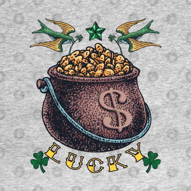 Lucky Pot Of Gold by BlackRavenOath